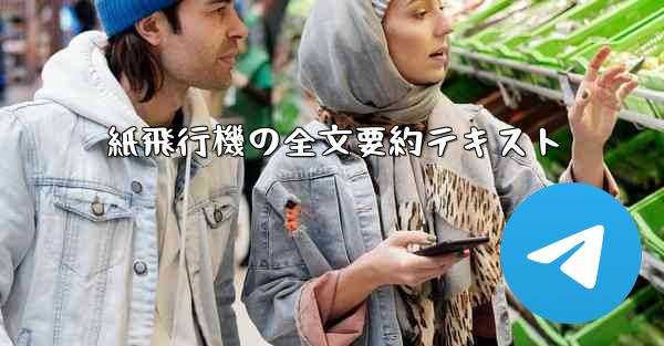 紙飛行機の全文要約テキスト