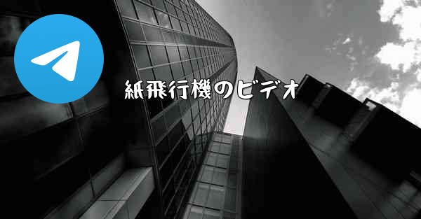 紙飛行機のビデオ