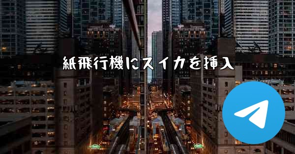 紙飛行機にスイカを挿入