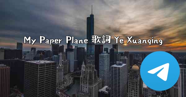 My Paper Plane 歌詞 Ye Xuanqing