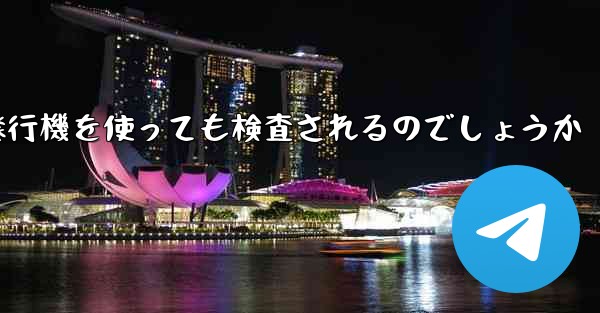 普通に紙飛行機を使っても検査されるのでしょうか