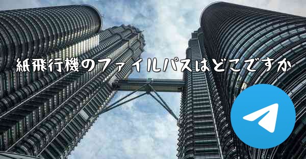 紙飛行機のファイルパスはどこですか