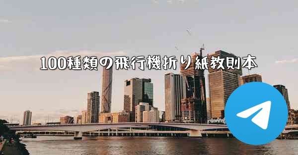 100種類の飛行機折り紙教則本