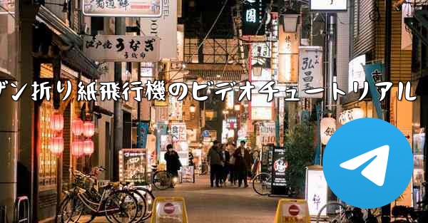 スーザン折り紙飛行機のビデオチュートリアル