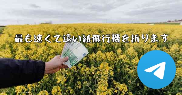 最も速くて遠い紙飛行機を折ります