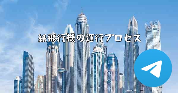 紙飛行機の運行プロセス