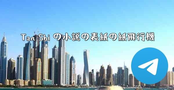 Tan Shi の小説の表紙の紙飛行機