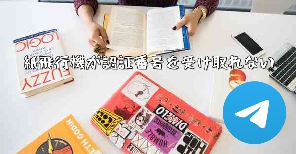 紙飛行機が認証番号を受け取れない