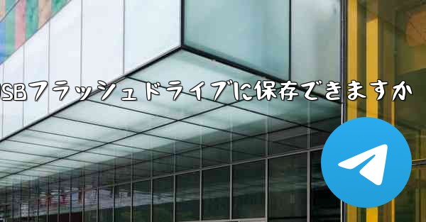 iPadからダウンロードしたビデオはUSBフラッシュドライブに保存できますか