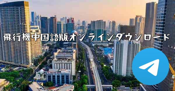 飛行機中国語版オンラインダウンロード